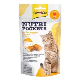 GimCat Nutripockets Peynirli ve Taurinli 60 gr Kedi Ödülü