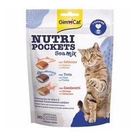 GimCat Nutripockets Sea Mix Taurinli 150 gr Kedi Ödül Tableti
