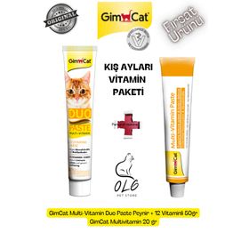 GimCat Peynirli Vitamin 50 gr + GimCat 20 gr Multivitamin