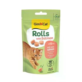 GimCat Rolls Somonlu 50 gr Kedi Ödül Kurabiyesi