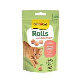 GimCat Rolls With Salmon Somon Balıklı 50 gr Kedi Ödülü