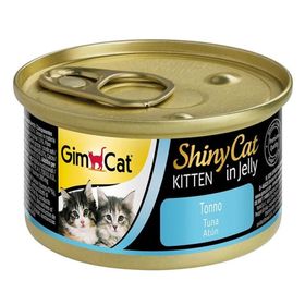 Gimcat Shiny Cat Kitten Jel İçinde Ton Balıklı 70 gr Yavru Kedi Konservesi