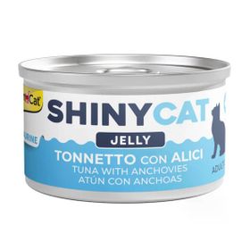 GimCat Shinycat 70 gr Jöle İçinde Ançuezli ve Ton Balıklı Kedi Konservesi
