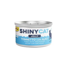 GimCat Shinycat 70 gr Jöle İçinde Ançuezli ve Ton Balıklı Kedi Konservesi