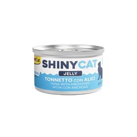 GimCat Shinycat 70 gr Jöle İçinde Ançuezli ve Ton Balıklı Kedi Konservesi