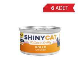 GimCat Shinycat 70 gr Jöle İçinde Tavuklu Yavru Kedi Konservesi