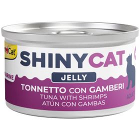 GimCat Shinycat 70 gr Jöle İçinde Ton Balıklı ve Karidesli Kedi Konservesi