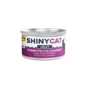 GimCat Shinycat 70 gr Jöle İçinde Ton Balıklı ve Karidesli Kedi Konservesi