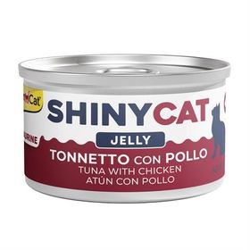 GimCat Shinycat 70 gr Jöle İçinde Ton Balıklı ve Tavuklu Kedi Konservesi