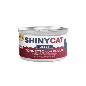 GimCat Shinycat 70 gr Jöle İçinde Ton Balıklı ve Tavuklu Kedi Konservesi