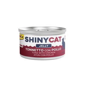 GimCat Shinycat 70 gr Jöle İçinde Ton Balıklı ve Tavuklu Kedi Konservesi