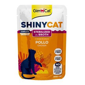 GimCat Shinycat 70 gr Sos İçinde Tavuklu Kısırlaştırılmış Kedi Konservesi