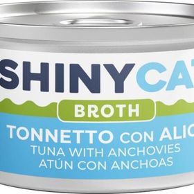 GimCat Shinycat Broth 70 gr Sos İçinde Ançuezli ve Ton Balıklı Kedi Konservesi