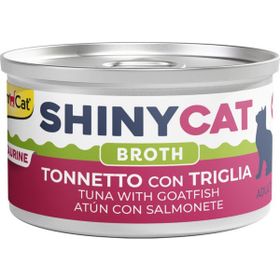 GimCat Shinycat Broth 70 gr Sos İçinde Barbun Balıklı ve Ton Balıklı Kedi Konservesi