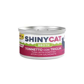 GimCat Shinycat Broth 70 gr Sos İçinde Barbun Balıklı ve Ton Balıklı Kedi Konservesi