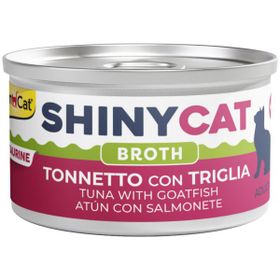 GimCat Shinycat Broth 70 gr Sos İçinde Barbun Balıklı ve Ton Balıklı Kedi Konservesi