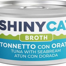 GimCat Shinycat Broth 70 gr Sos İçinde Çipura ve Ton Balıklı Kedi Konservesi
