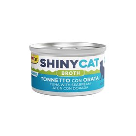 GimCat Shinycat Broth 70 gr Sos İçinde Çipura ve Ton Balıklı Kedi Konservesi