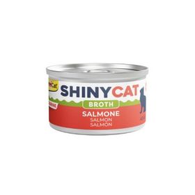 GimCat Shinycat Broth 70 gr Sos İçinde Somonlu Kedi Konservesi