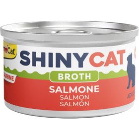 GimCat Shinycat Broth 70 gr Sos İçinde Somonlu Kedi Konservesi
