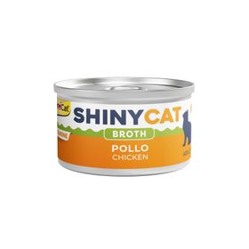 GimCat Shinycat Broth 70 gr Sos İçinde Tavuklu Kedi Konservesi