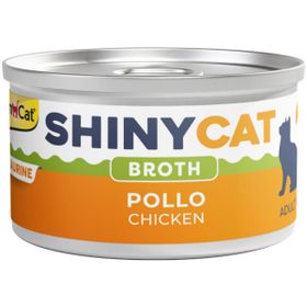 GimCat Shinycat Broth 70 gr Sos İçinde Tavuklu Kedi Konservesi