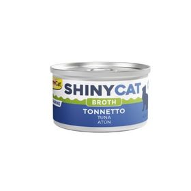 GimCat Shinycat Broth 70 gr Sos İçinde Ton Balıklı Kedi Konservesi