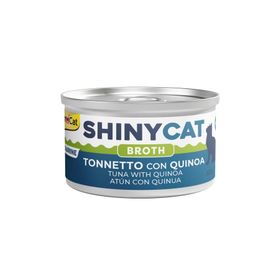 GimCat Shinycat Broth 70 gr Sos İçinde Ton Balıklı ve Kinoalı Kedi Konservesi