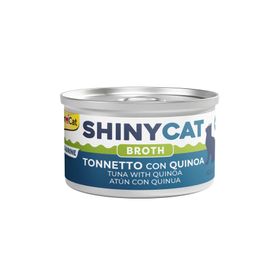 GimCat Shinycat Broth 70 gr Sos İçinde Ton Balıklı ve Kinoalı Kedi Konservesi