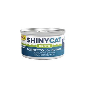 GimCat Shinycat Broth 70 gr Sos İçinde Ton Balıklı ve Kinoalı Kedi Konservesi