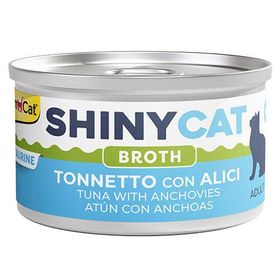 GimCat Shinycat Broth Ançuezli Ton Balığı 70 gr Kedi Konservesi