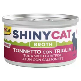 GimCat Shinycat Broth Barbun Balıklı Ton Balığı 70 gr Kedi Konservesi