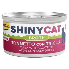 GimCat Shinycat Broth Barbun Balıklı Ton Balığı 70 gr Kedi Konservesi