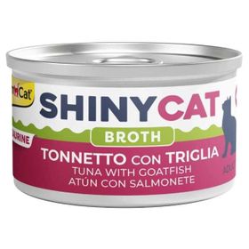 GimCat Shinycat Broth Barbun Balıklı Ton Balığı 70 gr Kedi Konservesi