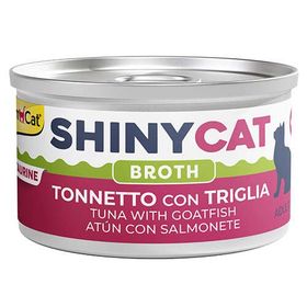 GimCat Shinycat Broth Barbun Balıklı Ton Balığı 70 gr Kedi Konservesi
