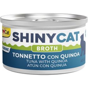 GimCat Shinycat Broth Kinoalı Ton Balığı 70 gr Kedi Konservesi