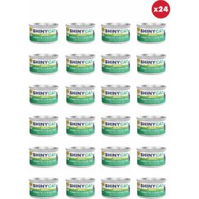 GimCat Shinycat Broth Sos İçinde Aloe Veralı Ton Balıklı 24x70 gr Kedi Konservesi