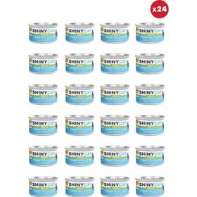 GimCat Shinycat Broth Sos İçinde Ançüezli Ton Balıklı 24x70 gr Kedi Konservesi