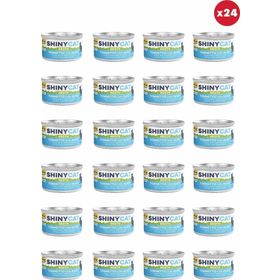 GimCat Shinycat Broth Sos İçinde Ançüezli Ton Balıklı 24x70 gr Kedi Konservesi