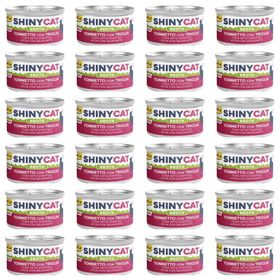 GimCat Shinycat Broth Sos İçinde Barbun ve Ton Balıklı 24x70 gr Kedi Konservesi