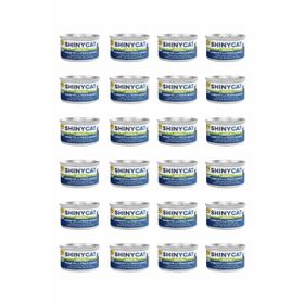 GimCat Shinycat Broth Sos İçinde Ton ve Beyaz Balıklı 24x70 gr Yetişkin Kedi Konservesi
