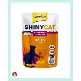 GimCat Shinycat Chicken Sterilized 70 gr Tavuklu Kısır Pouch Mama