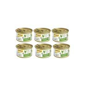 GimCat ShinyCat Fileto Tavuk Mango 6x70 gr Kedi Konserve