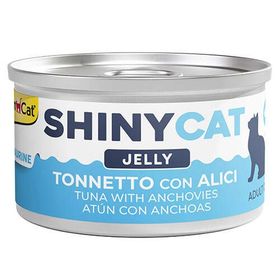 GimCat Shinycat Jelly Ançuezli Ton Balığı Jöleli 70 gr Kedi Konservesi