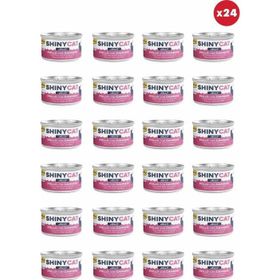 GimCat Shinycat Jelly Jöle İçinde Karidesli Tavuklu 24x70 gr Kedi Konservesi