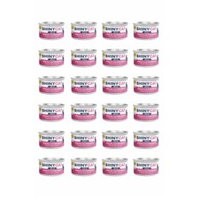 GimCat Shinycat Jelly Jöle İçinde Karidesli Tavuklu 24x70 gr Kedi Konservesi