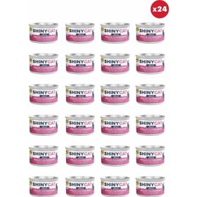 GimCat Shinycat Jelly Jöle İçinde Karidesli Tavuklu 24x70 gr Kedi Konservesi