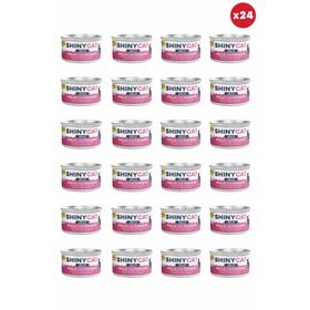 GimCat Shinycat Jelly Jöle İçinde Karidesli Tavuklu 24x70 gr Kedi Konservesi