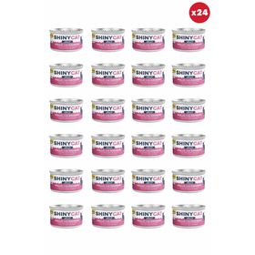 GimCat Shinycat Jelly Jöle İçinde Karidesli Tavuklu 24x70 gr Kedi Konservesi