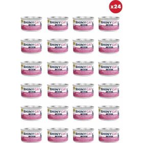 GimCat Shinycat Jelly Jöle İçinde Karidesli Tavuklu 24x70 gr Kedi Konservesi